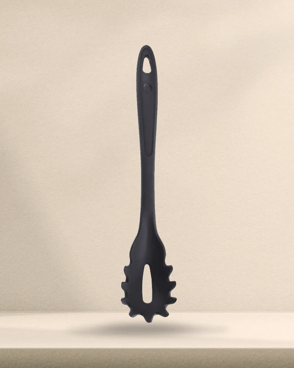 Cook-!t Lift-!t Cuillère à Pâtes Manche Silicone 6cm Large 32cm Long - Résistante Chaleur 220°C