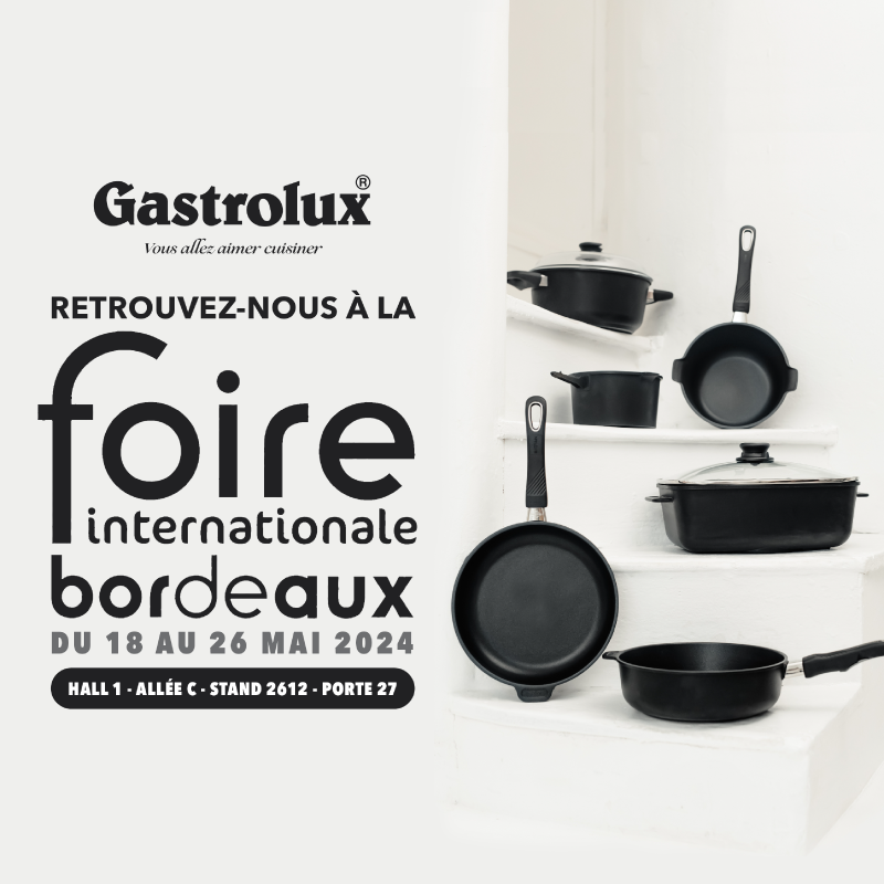 Batterie de cuisine haut de gamme Induction Gastrolux
