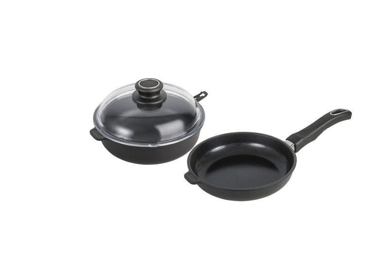 Batterie de cuisine haut de gamme induction Poele Sauteuse Kit Decouverte Gastrolux France