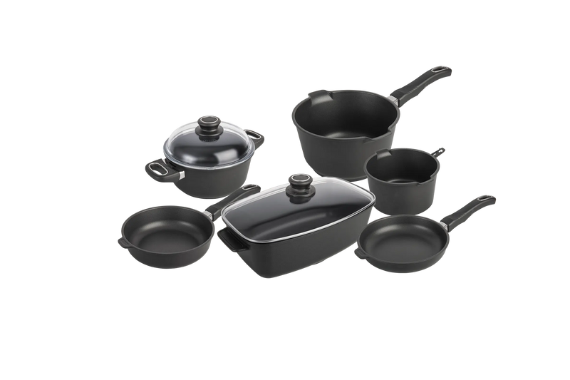 Kit Gastronomique Poele Sauteuse Cocotte Casserole rotissoire haut de gamme induction gastrolux