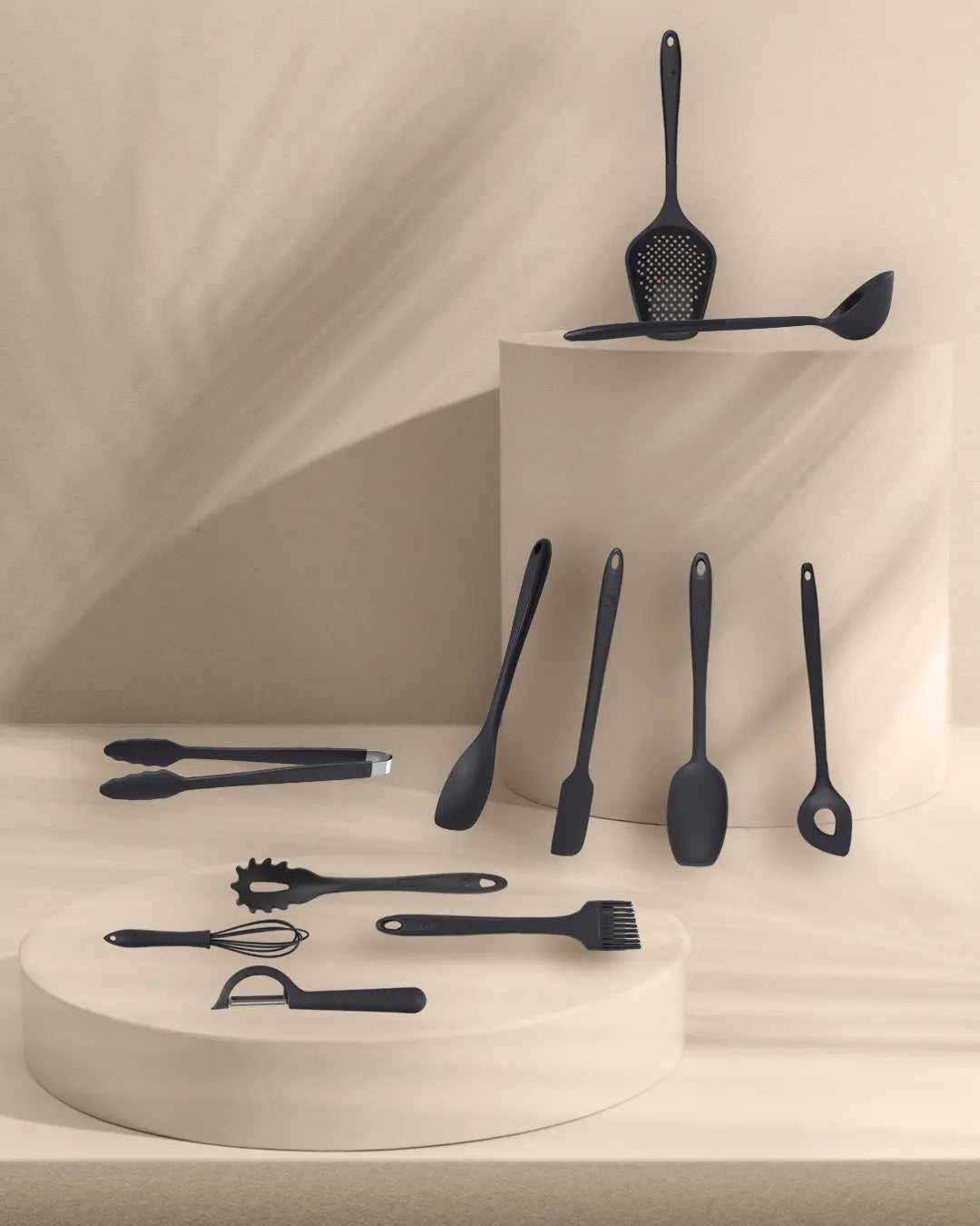 Lot D'ustensiles De Cuisine En Silicone – Multicolore – Qualité Pro